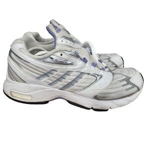 Vintage Adidas Adiprene Running Shoes Womens 8.5 Gray Sneakers Retro Trainers *